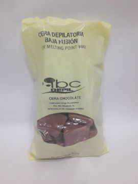 Imagen de 1 Kg. de Cera Caliente de Baja Fusión CHOCOLATE