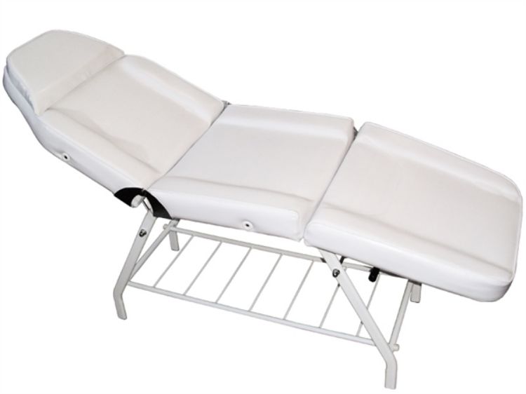 Camilla de Estética Fija 3 Cuerpos con Rejilla Inferior