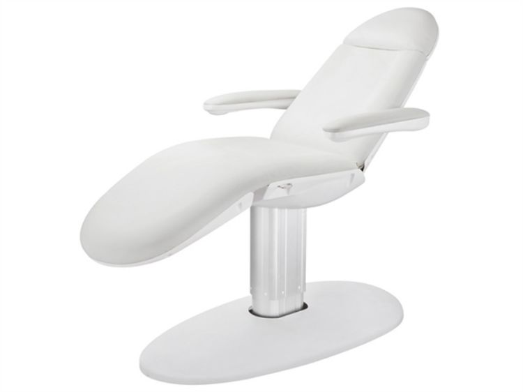 Camilla hidráulica de 3 cuerpos para salón de belleza, spa o tatuajes