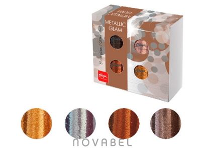 Mostrar detalles de Pack Polvos Glitter Metallic Glam (4 unidades) Thuya Imagen de Pack Polvos Glitter Metallic Glam (4 unidades) Thuya