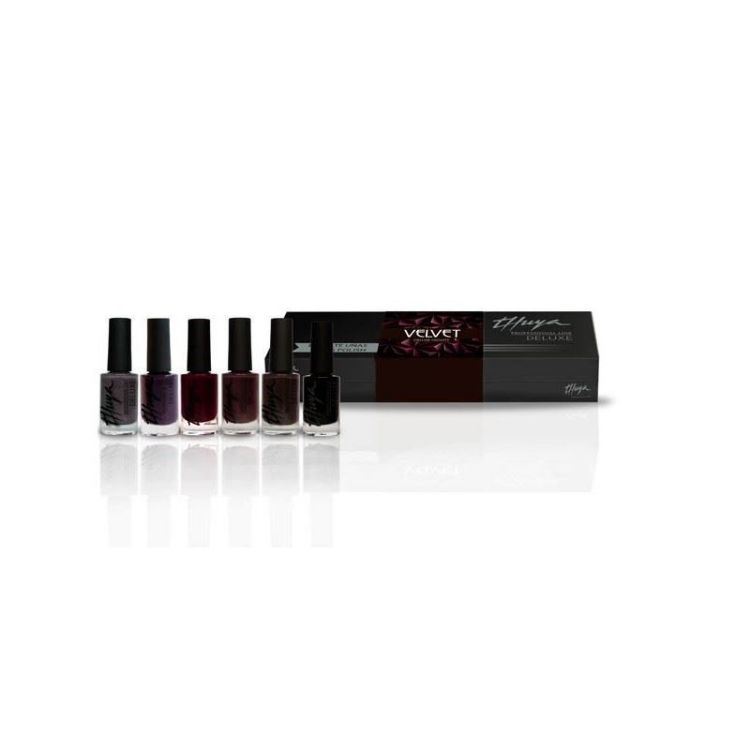 Imagen de Pack Esmaltes Thuya Deluxe Velvet 6 ud