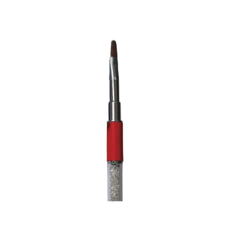 Imagen de Pincel Gel Rojo decorado Swarovski Thuya nº 6