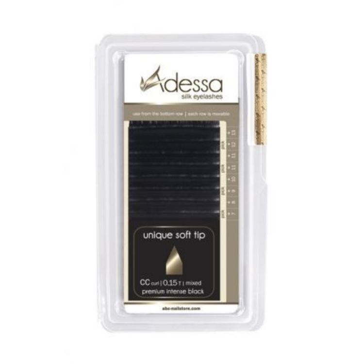 Imagen de Silk Lashes Tray CC-Curl 0.15 grosor Adessa mixtas