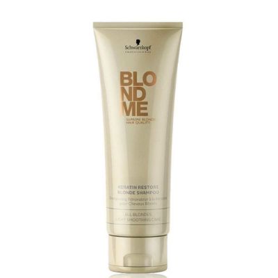 Mostrar detalles de Blondme Champú Todos los Rubios Schwarzkopf Queratina 250 ml Imagen de Blondme Champú Todos los Rubios Schwarzkopf Queratina 250 ml