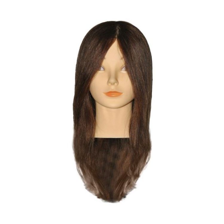 Imagen de Cabeza Maniquí Postquam Pelo Natural 25/30 cm