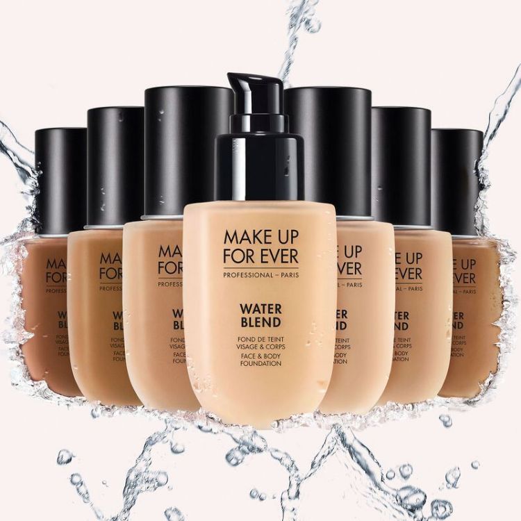 Imagen de Maquillaje Water Blend Make Up For Ever Foundation 50 ml