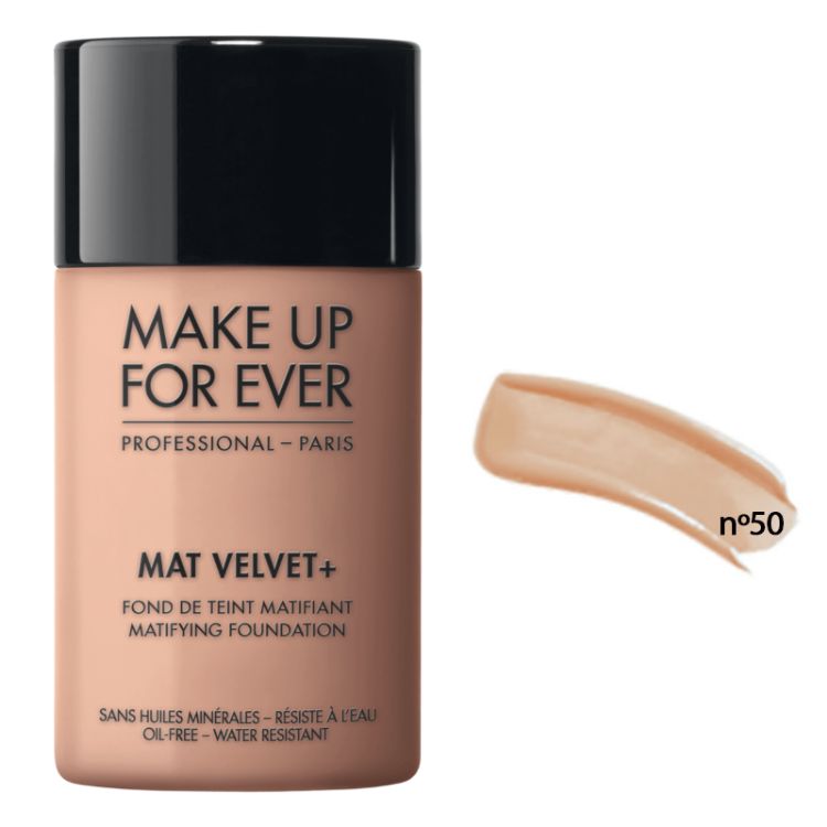 Imagen de Maquillaje Mat Velvet+ Make Up For Ever Foundation 30 ml