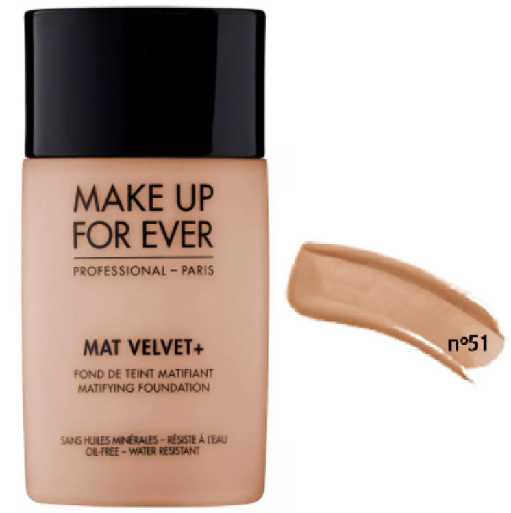 Imagen de Maquillaje Mat Velvet+ Make Up For Ever Foundation 30 ml