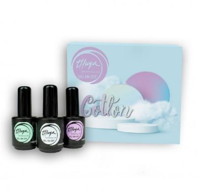 Mostrar detalles de Kit Esmaltes Thuya Gel On Off Cotton Imagen de Kit Esmaltes Thuya Gel On Off Cotton