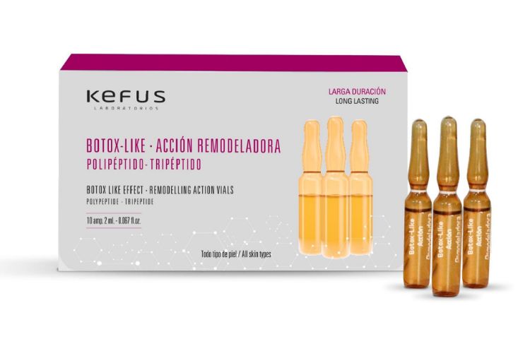 Imagen de Ampollas faciales Kefus Polipéptido Botox-Like 10u x 2ml