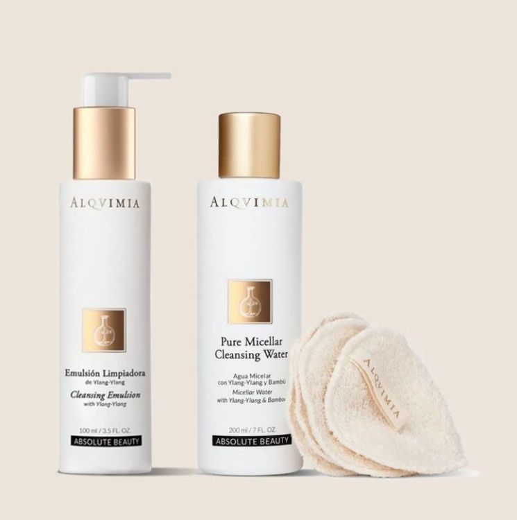 Imagen de Pack Doble Limpieza Facial Alqvimia Emulsión y Agua Micelar