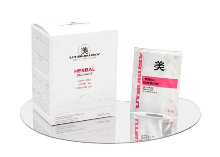Imagen de Exobody Set Utsukusy Herbal Drenant Cuidado Diario