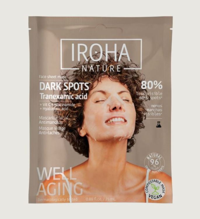 Imagen de Mascarilla en tisú Antimanchas Iroha Nature Ácido Tranexámico