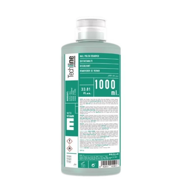 Imagen de Quitaesmalte Techline Egalle con acetona 1000 ml
