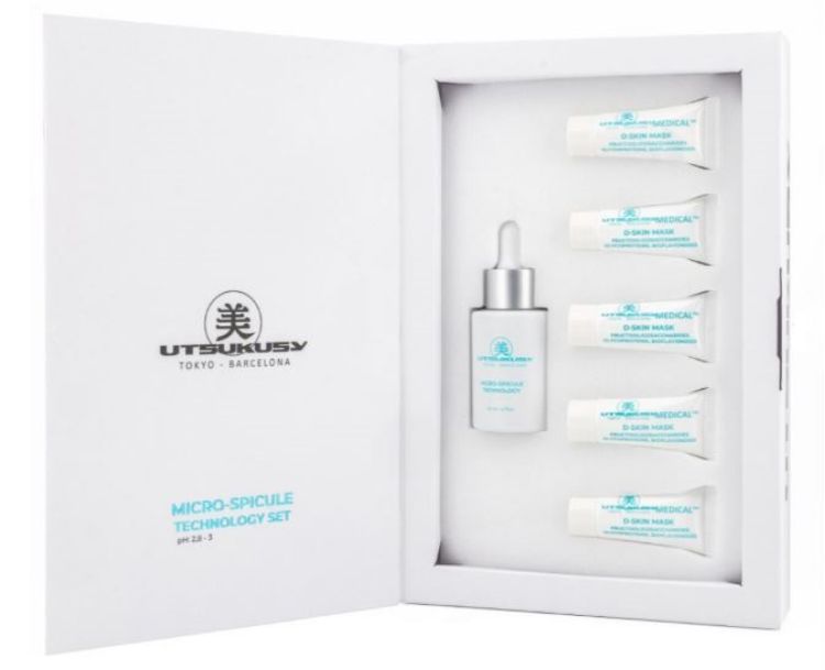 Imagen de Micro-Spicule Peeling Biotecnológico Utsukusy  Kit Cuidado Diario