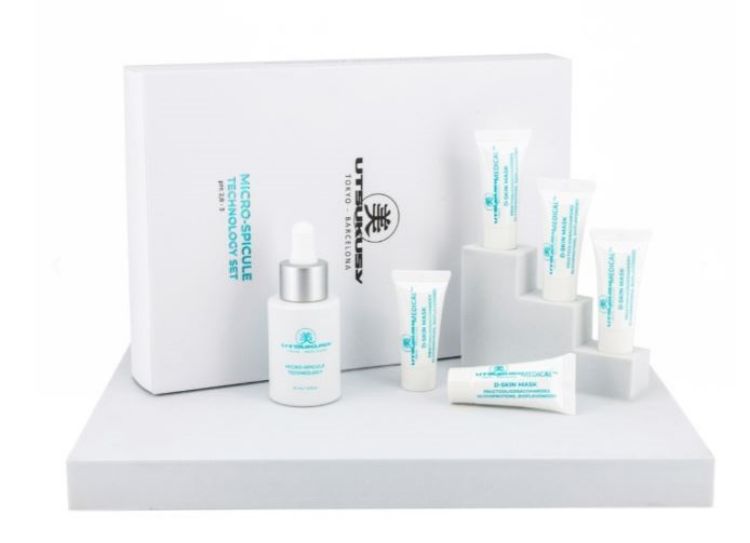 Imagen de Micro-Spicule Peeling Biotecnológico Utsukusy  Kit Cuidado Diario