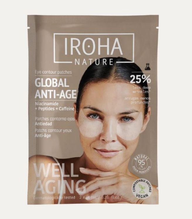 Imagen de Parches Ojos  Antiedad Global Iroha Nature Niacinamida