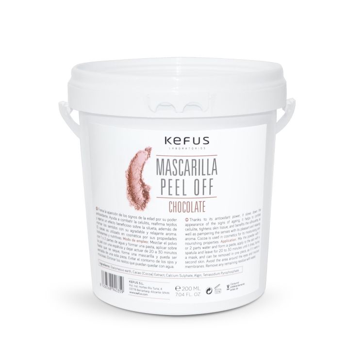 Imagen de Mascarilla Peel Off Kefus Alginato Chocolate 200 g
