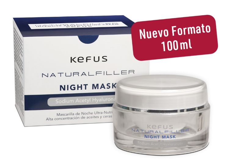 Imagen de Crema facial noche - Natural Filler Night Mask Kefus 100 ml 