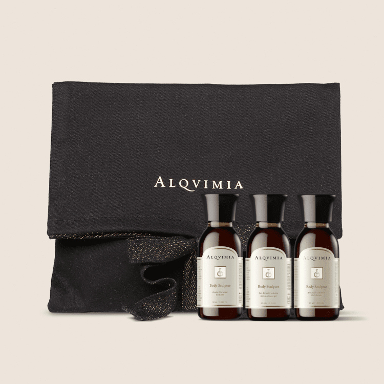 Imagen de Neceser Negro Body Sculptor Alqvimia Travel Size