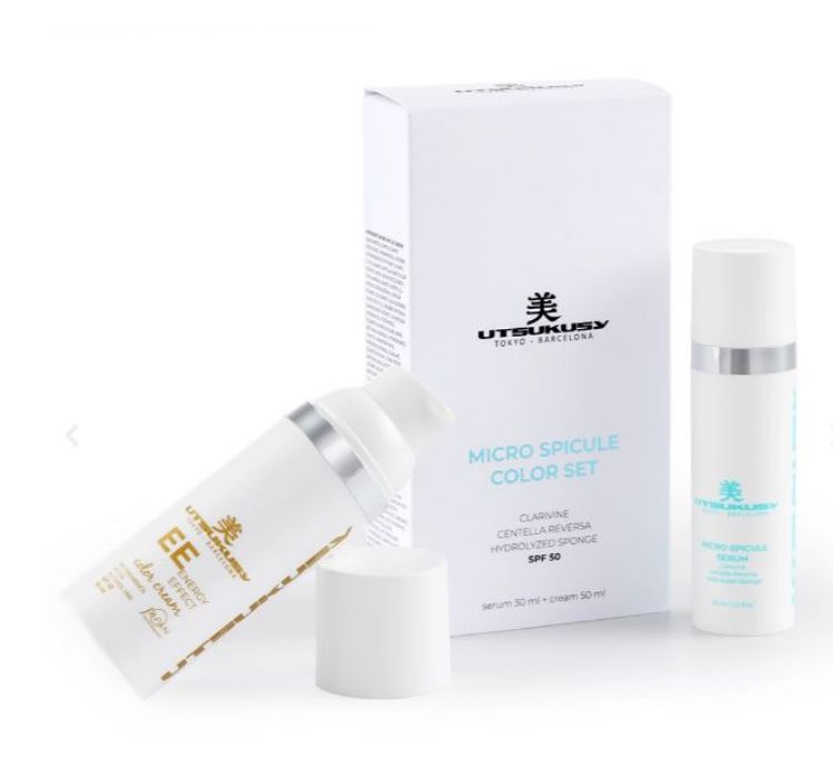 Imagen de Set Micro-Spicule  Utsukusy  con crema color