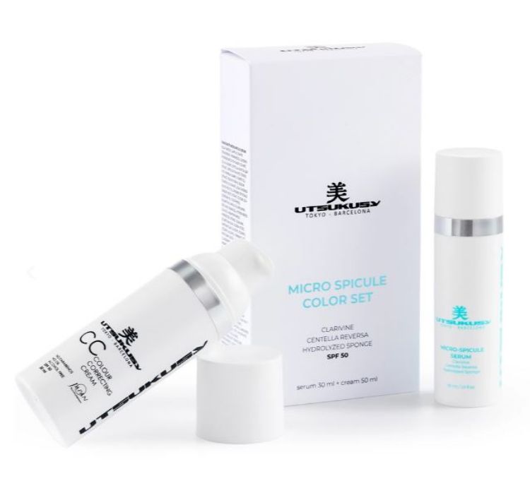 Imagen de Set Micro-Spicule  Utsukusy  con crema color