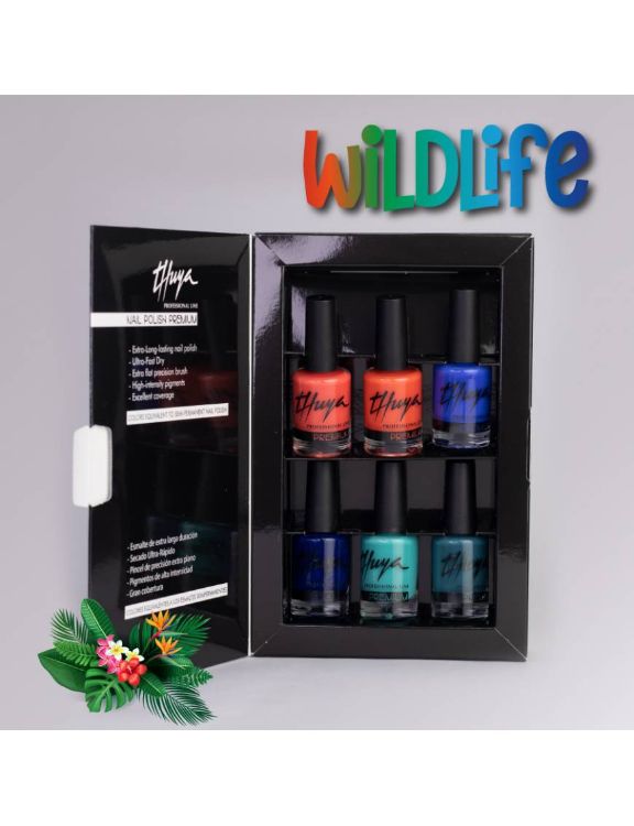 Imagen de Kit Premium 'Wild life' Thuya Esmaltes Tradicionales 