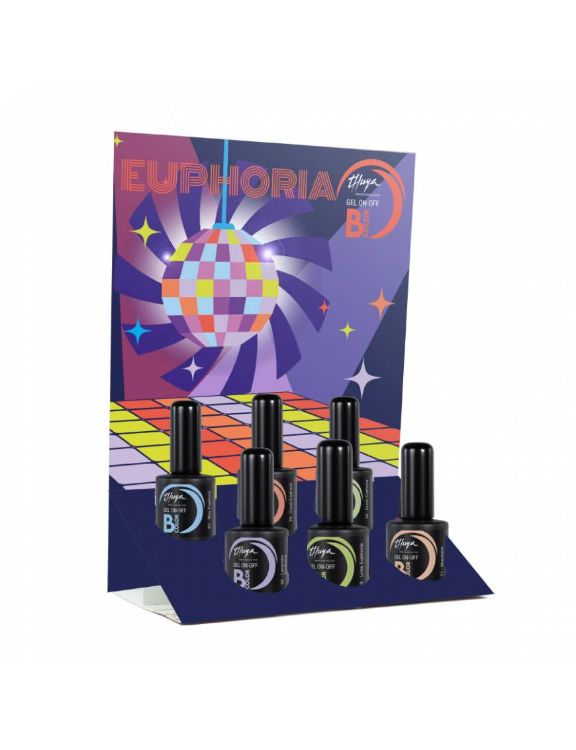 Imagen de Expositor 'Euphoria' Thuya Esmaltes Semipermanentes On-off B-COLOR 