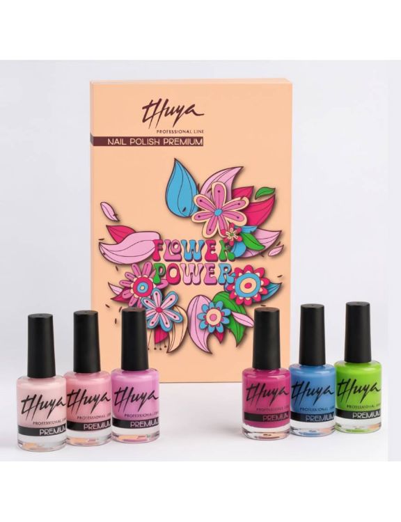 Imagen de Kit Premium 'Flower Power' Thuya Esmaltes Tradicionales