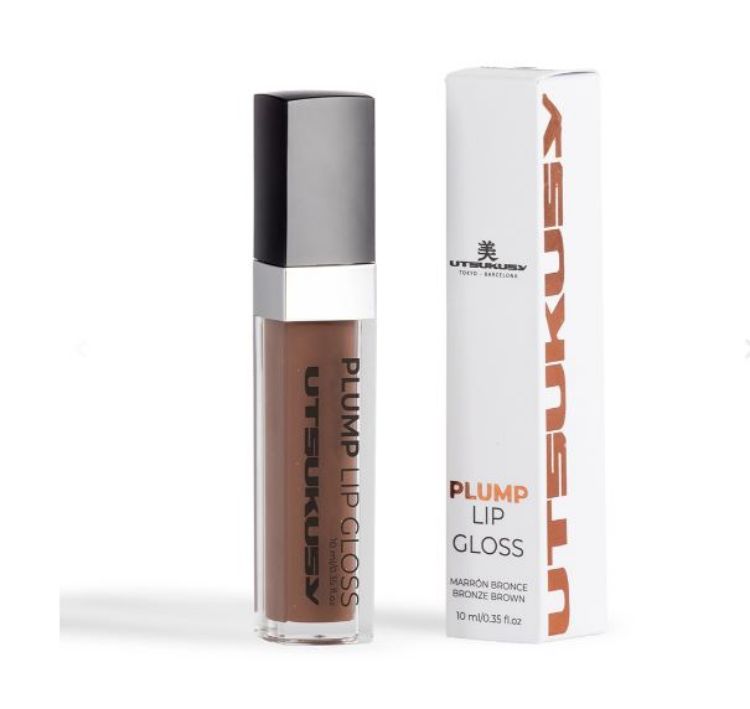 Imagen de Plump Lip Gloss Bronze Brown Utsukusy Skin Care Expert  
