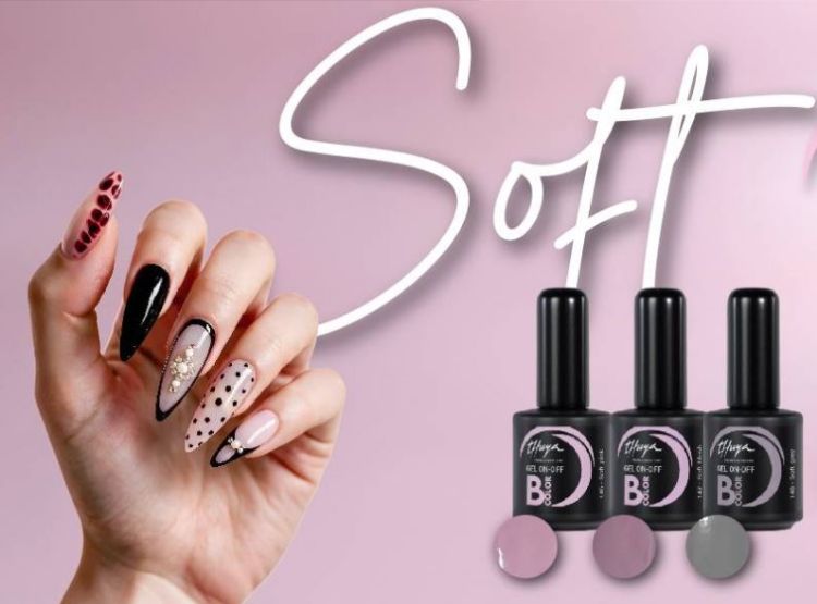 Imagen de Kit Soft Thuya Esmaltes Semipermanentes On-off B-COLOR 