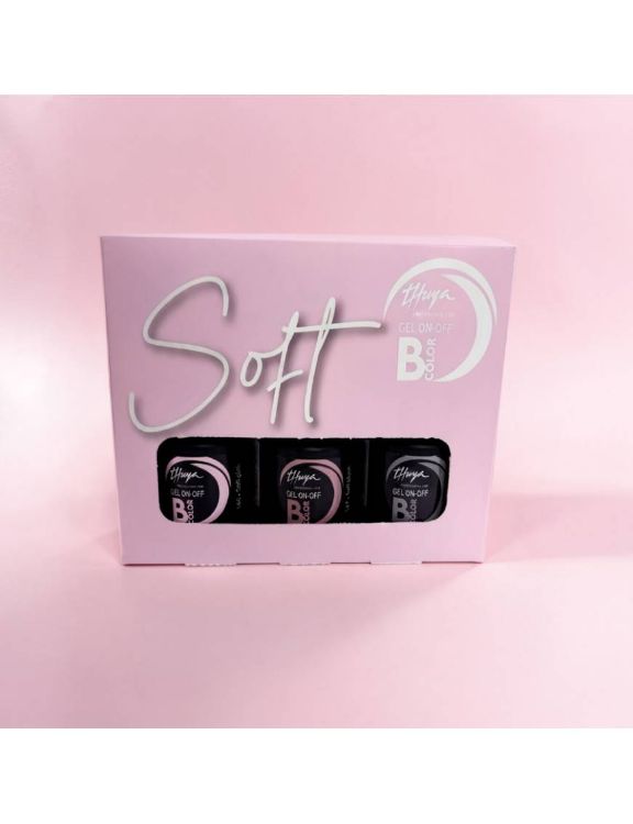 Imagen de Kit Soft Thuya Esmaltes Semipermanentes On-off B-COLOR 