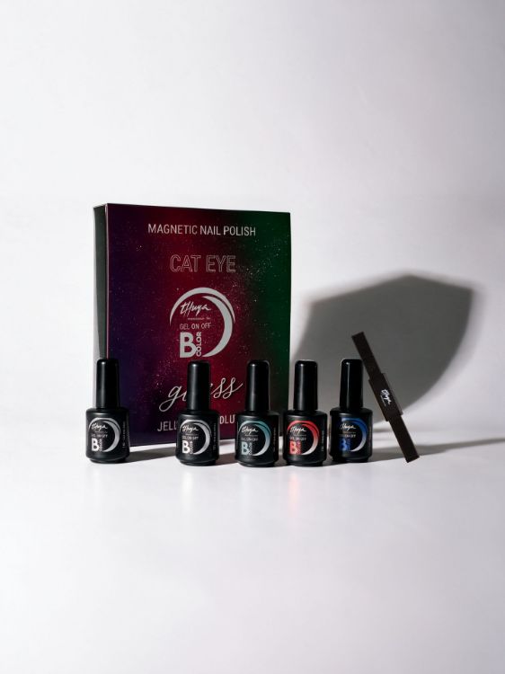 Imagen de Kit Cat Eye & Glass Esmaltes Semipermanentes Thuya Gel on-off B-Color